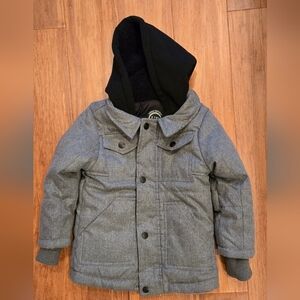 Urban Republic Toddler Quilted Wool Hooded Jacket